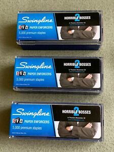 Swingline Premium Staples S.F. 4 Lot of 3 - 5000pcs each. #35450 15,000 total