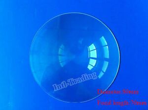 80mm Diameter Fresnel Lens DIY TV Projection PV Solar Cooker HighLight Condenser