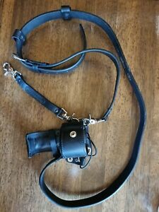 Boston Leather Bundle Three Items- Anti-Sway Strap for Radio Strap Firefighte...