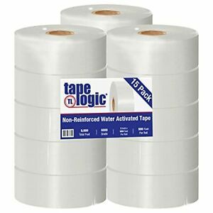 Aviditi Tape Logic 2 Inch x 600 Feet Non-Reinforced Gummed Packing Tape Water...