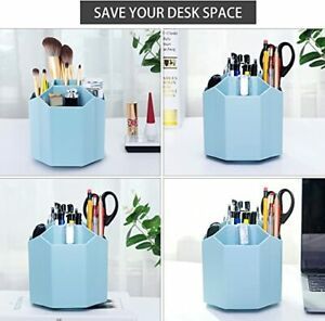 Rotating Pen Holder, Multifunction Spinning 5 Slots Pen Cup Pencil Holder