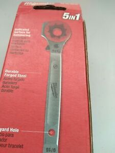 Milwaukee 48-22-9216 Lineman&#039;s 5-in-1 Ratcheting Wrench