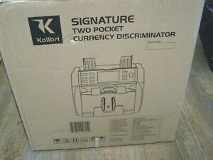 Kolibri Signature 2-Pocket Bank Grade Mixed Money Counter Sorter  Built-In Prin