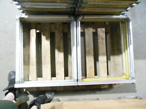 4x SIZE (28&#034;x23&#034;) NEWMAN ROLLER FRAME SCREENS USED NO MESH