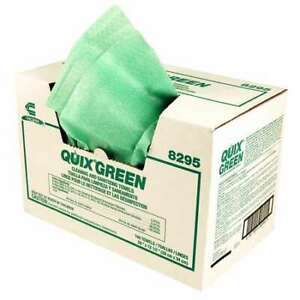 CHICOPEE 8295 20x13.5 Quix Medium Duty Green Sanitizing Cleaning Towel, PK144