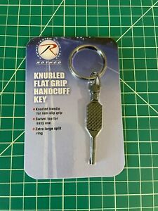 Rothco Flat Knurled Swivel Handcuff Key All Metal Design
