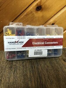 GRAINGER Handi Chek WWG-DISP-EC144 Electrical Connector 3KUN1 Asst,144 Pcs New