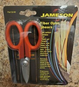 Jameson 32-60 Fiber Optic Shears High carbon Stainless Steel