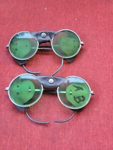 Vintage AOM Safety Glasses Welding Goggles lot of 2 pre owned condition