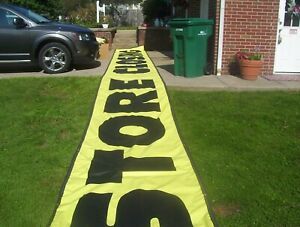 STORE CLOSING! Business Advertising Banner Sign HUGE x 46 wide (39  FEET), good