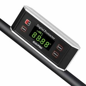 Digital Protractor Angle Finder Level Inclinometer Magnetic V-Groove 0~360 degre