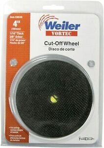 Weiler VORTEC 4&#034; X 1/16TH X 3/8&#034; Wolverine Fast Cut Cut-Off Wheel #36540