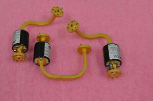 MA/COM WR15 Waveguide Isolators, Lot of THREE 50-75GHz GOOD