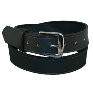 Boston Leather Off Duty Garrison Belt, 1 1/2  Belt Size: 54 Buckle: Nickel