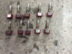 C&amp;K 7105 Toggle Switches Lot of 10
