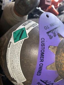 argon compressed cylinder full