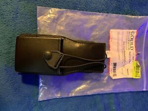Gould &amp; Goodrich Black Leather Universal Swivel Radio Case B652-1 Tactical Gear