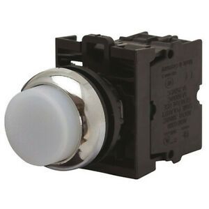 EATON M22-DLH-W-K20-W Push Button, 22.5 mm, 2NO, White
