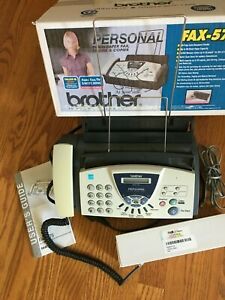 Brother FAX-575 Personal Fax with Phone and Copier