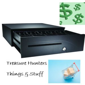 Cash Drawer, 5 Bill/5 Coin, Black (T320-BL1616-P) APG® Series 100