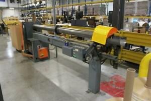 120&#034; APPLETON MODEL D21SH1010 TUBE CORE CUTTER 6&#034; DIAMETER CORE