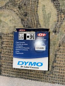 Dymo D1 19mm x 7m Black And White Label Cassette (2)