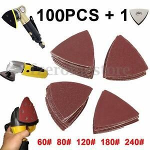 101Pcs Sanding Sheets Paper Pads Set 60-240 Gift Triangle Saw Blade Multi