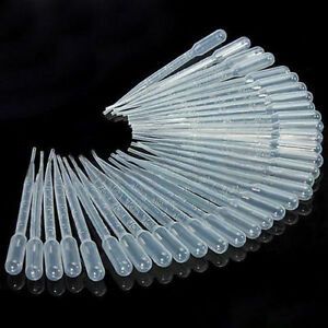 Hot 3ml Sterile Plastic Pipettes Eye Dropper Liquid Transfer Pipetter 20p gt