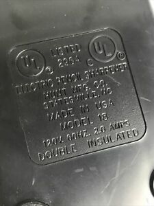 Boston Electric Pencil Sharpener Model 18 296A Made in USA Tested Working