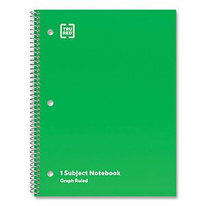 Tru Red Notebook,1subject,8&#034;x10.5 132709 TR23987M/23987  - 1 Each