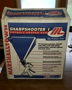 Marshalltown Sharpshooter 1 - Drywall Texture Hopper Gun 693 w/Ceiling Adapter