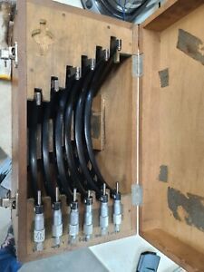 Enco Manufacturing Co. Micrometer 6 Piece Set 6&#034; to 12&#034; .0001&#034;