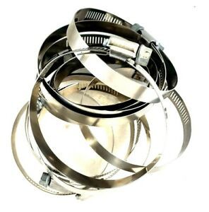 10x Lot Stainless Steel Worm Gear Clamp Size: 2.5&#034;-3.5&#034;