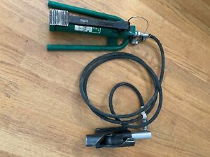Greenlee 800F1725 Hydraulic Cable Bender with Foot Pump and Hose
