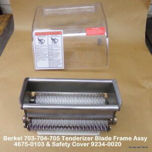 Berkel 703-704-705 Tenderizer Blade Frame Assy 4675-0103 &amp; Safety Cover 9234-002