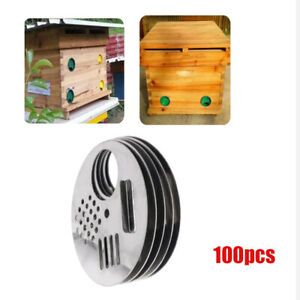 100pcs Beekeeper Bee Hive Nuc Box Entrance 6.8cm Bee Nest Acccessories