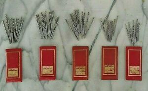 DRILL BIT LOT HSS Jobber Length DRILLS BITS Packs of  #34 #35 #36 #43 #47 Drills