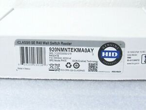 HID 920NMTEKMA0AY iCLASS SE R40 Wall Switch Smart Card Reader [CTA]