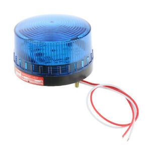 24V Long Work Life Stroboscopic / Always-on Warning Light Beacon Lamp Blue