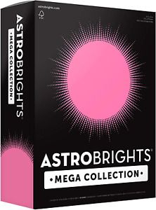 Astrobrights Mega Collection, Colored Paper, Neon Pink, 625 Sheets, 24 lb/89 x -
