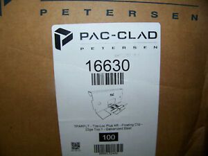 PAC-Clad Petersen Tite-Loc Plus AR Floating Clip 22 ga. Top 1 Galv Steel 100 ea