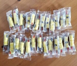 25 Pair One Use Ear Plugs 3M Classic Noise Reduction 29dB Yellow Foam E-A-R NEW!
