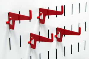 Wall Control Pegboard 2-7/8in Long Reach Slotted Hook Pack - Slotted Metal Hooks