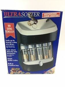 Magnif Motorized Ultra Coin Sorter Holds Dollar Coins Sorts Up To 20 Coins USA