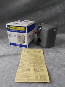 Square D / Pumptrol 9013FHG12J52M1X / 95-125 PSI Single Port Pressure Switch