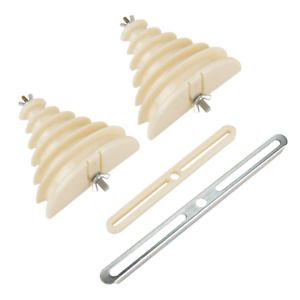 Beige Single Phase 6 Layers Coil Wire Winding Moulding Head Holder Plastic