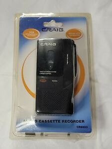 NEW SEALED - Craig VOX Voice Activated 2 Speed Micro Cassette Recorder CR8003