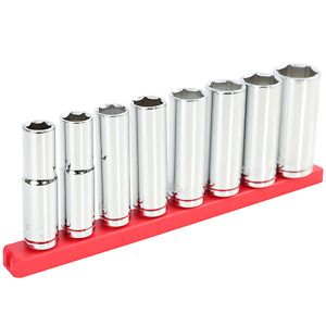 Hyper Tough 9-Piece 1/2-Inch Drive Deep SAE Socket Set