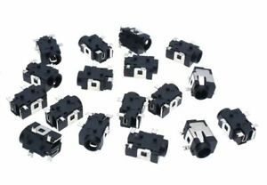 100PCS DC-031A DC031A DC031 DC-031 3.5*1.3mm SMD 4PIN DC POWER SOCKET FEMALE DC
