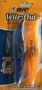 BIC 50744 WOELP21 Wite-Out Exact Liner Correction Tape, Pack of 2